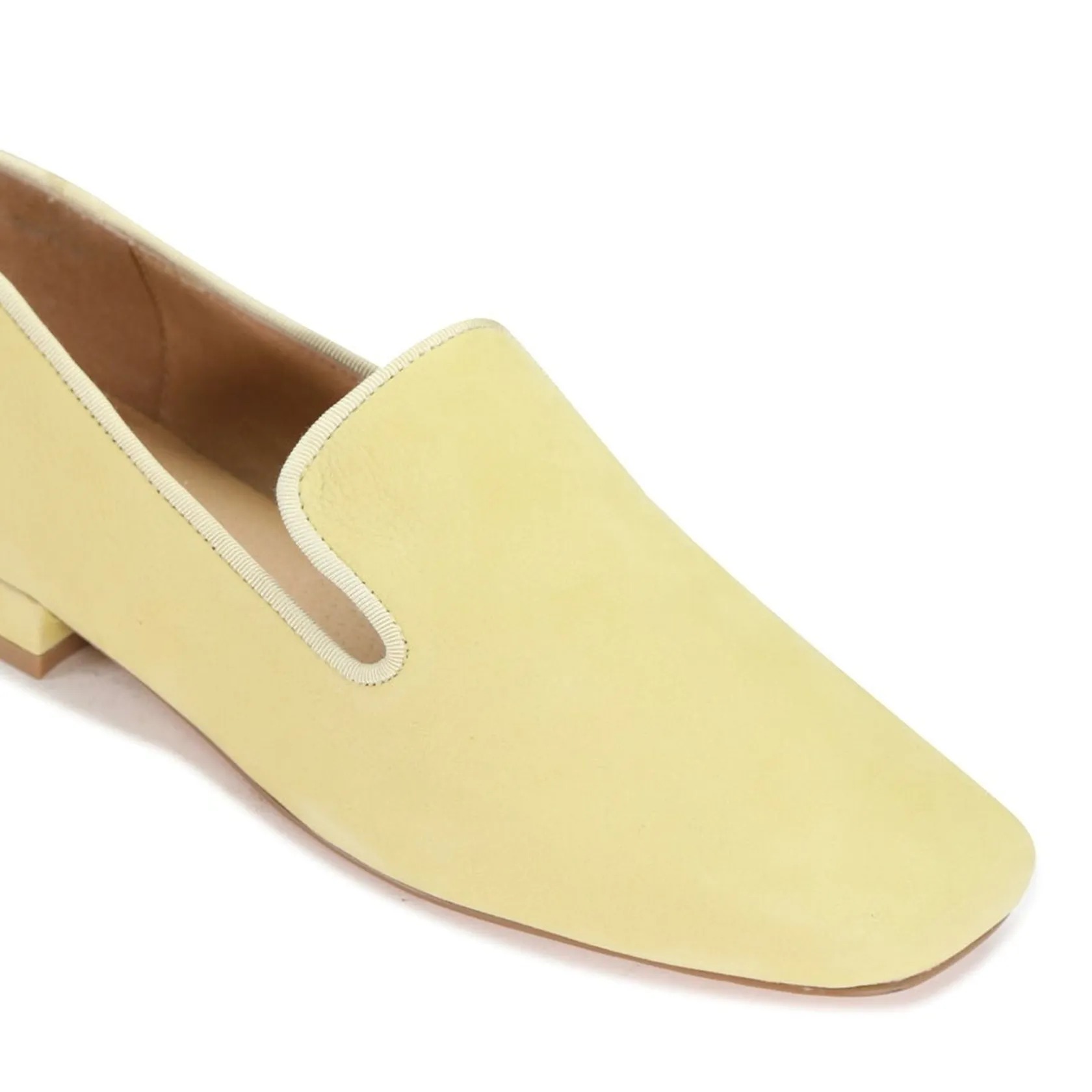 EOS Footwear Ballet Flats & Loafer>RAFE SQUARE TOE LOAFER LEATHER