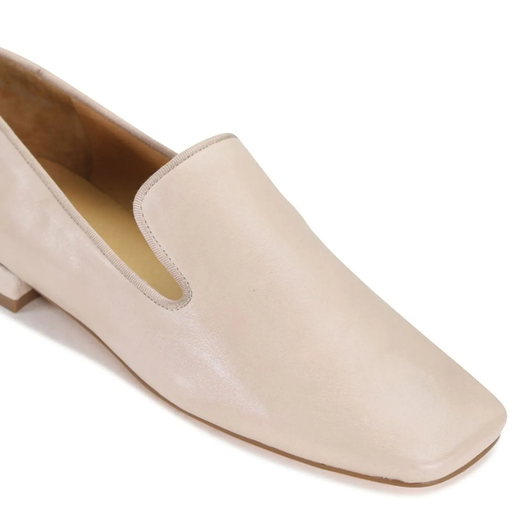 EOS Footwear Ballet Flats & Loafer>RAFE SQUARE TOE LOAFER LEATHER
