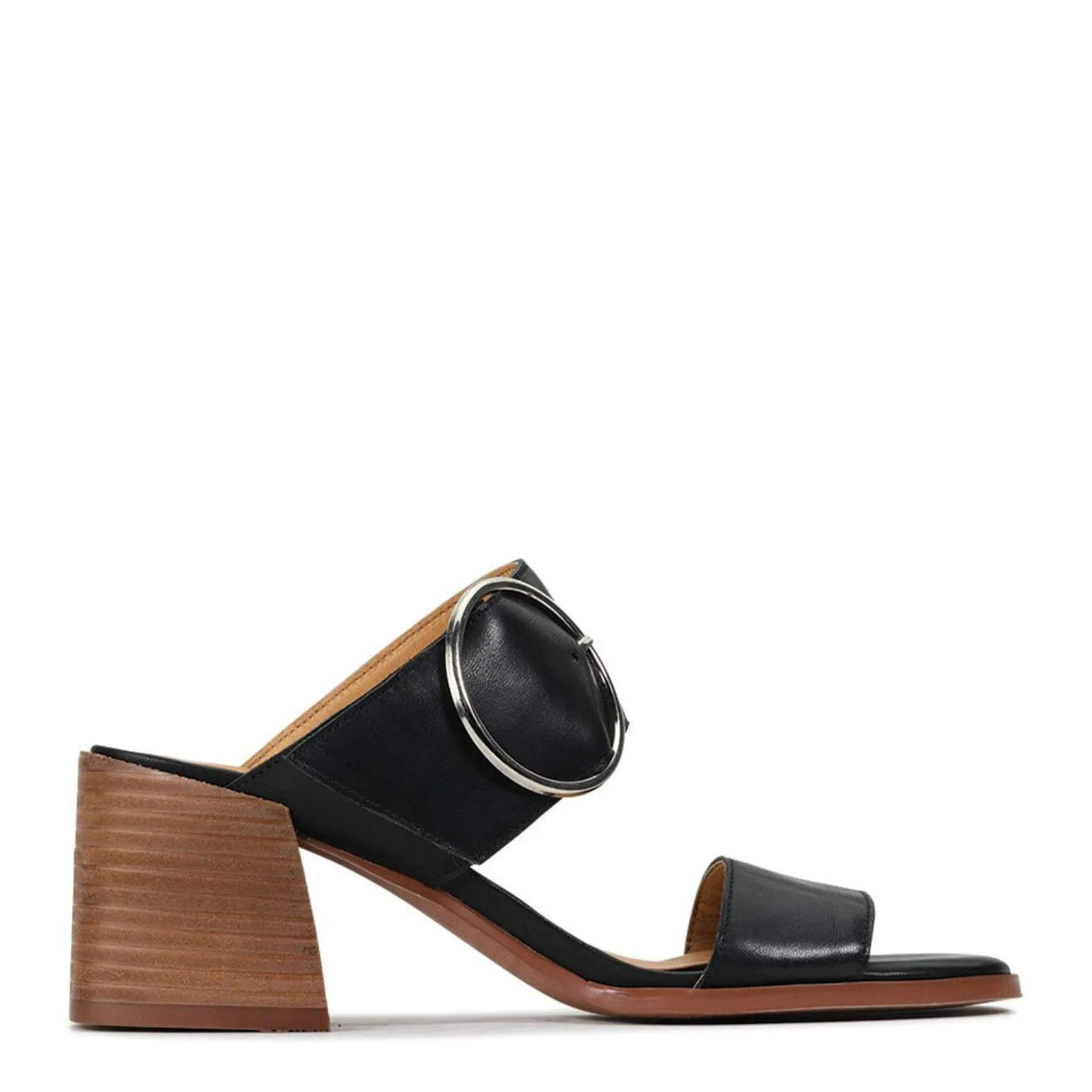 EOS Footwear Heeled Sandals|Sandal Heels>SART LEATHER MULE SANDAL