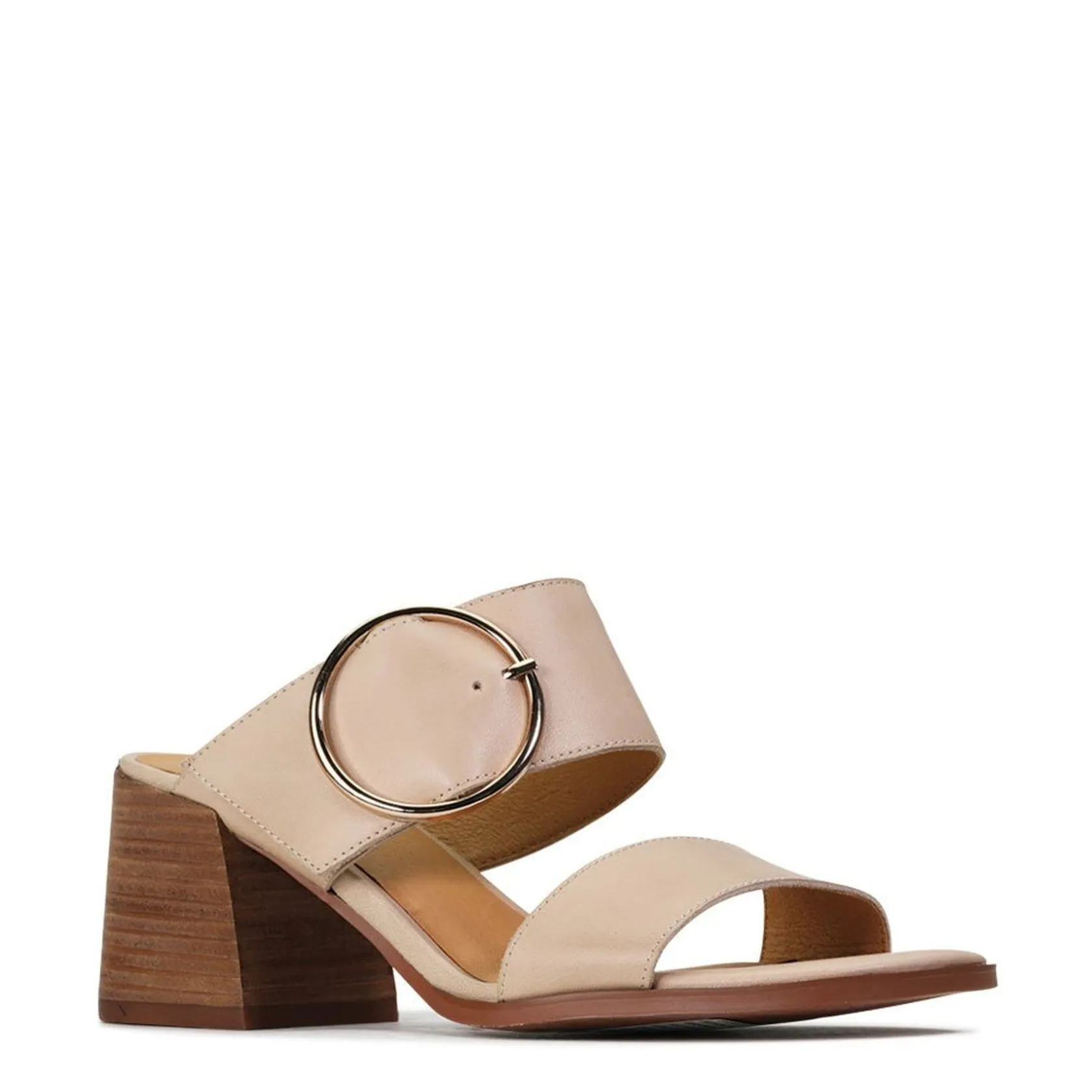 EOS Footwear Heeled Sandals|Sandal Heels>SART LEATHER MULE SANDAL