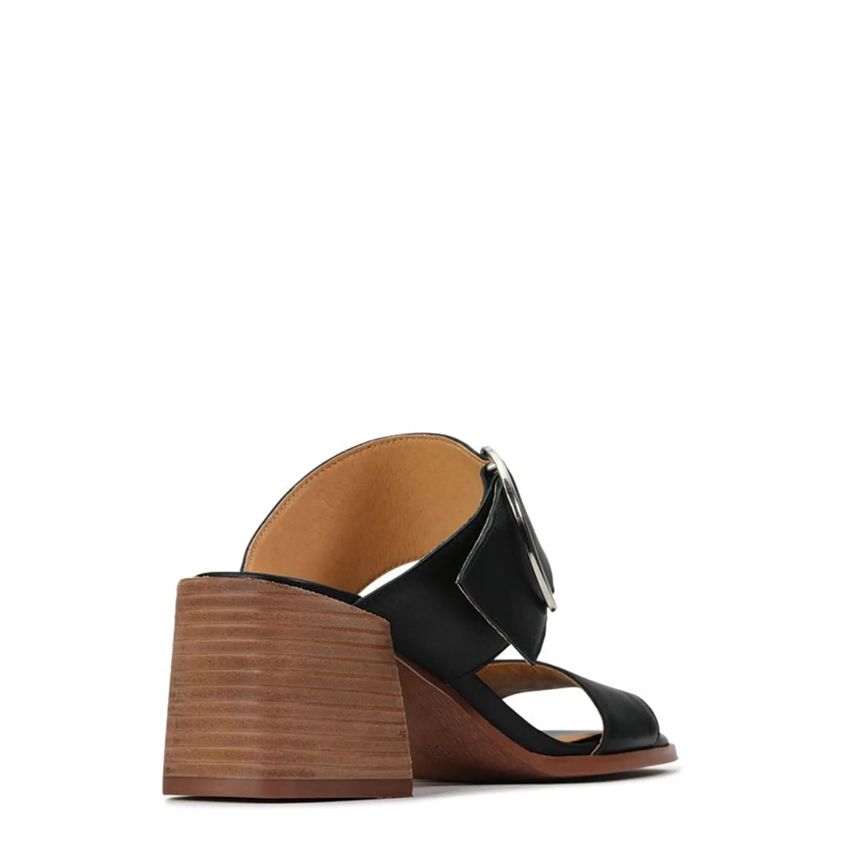 EOS Footwear Heeled Sandals|Sandal Heels>SART LEATHER MULE SANDAL