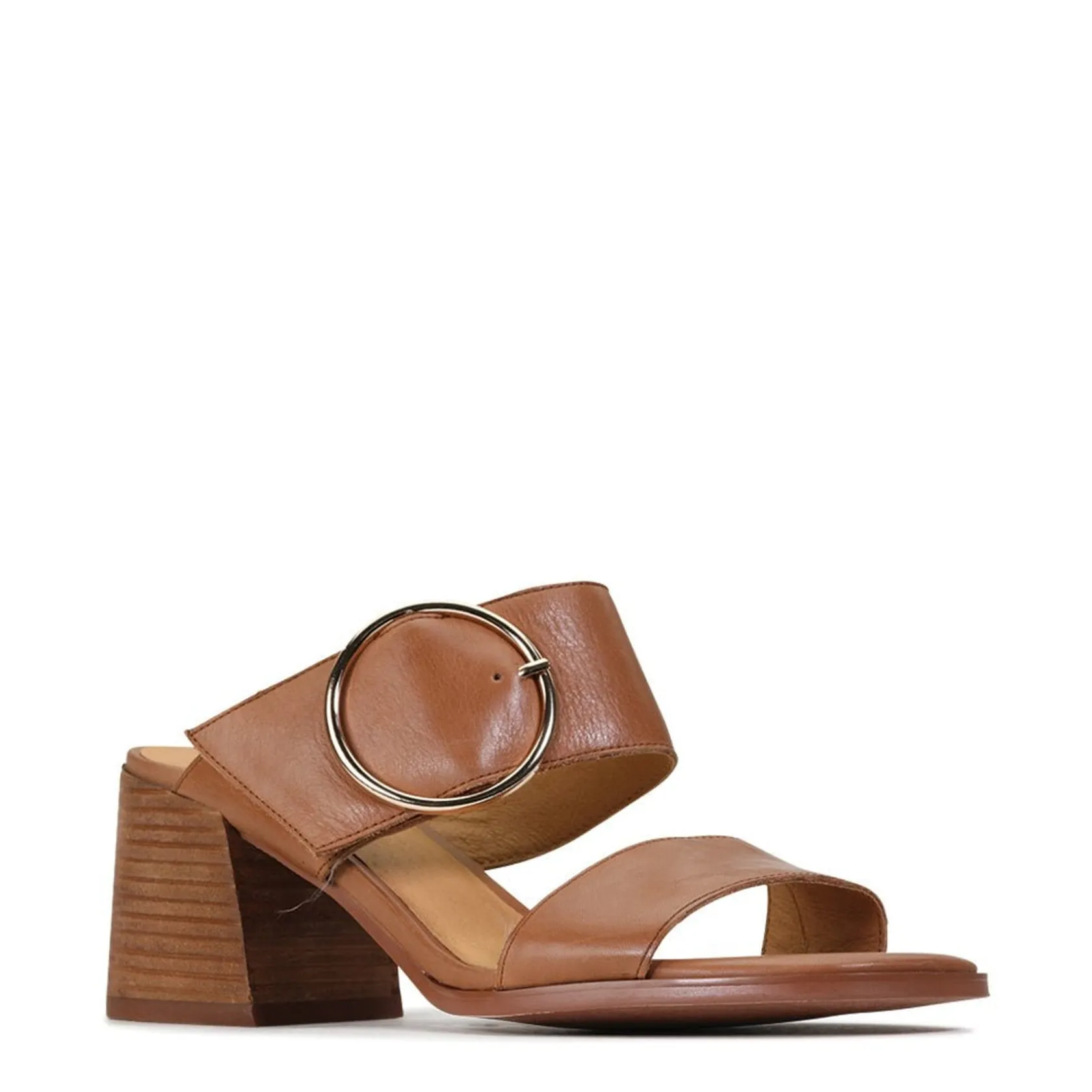 EOS Footwear Heeled Sandals|Sandal Heels>SART LEATHER MULE SANDAL