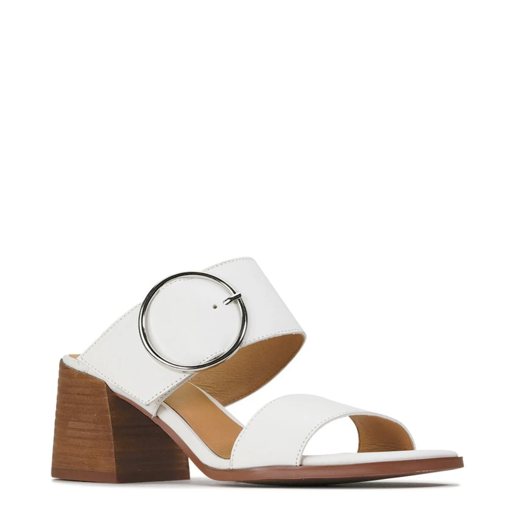 EOS Footwear Heeled Sandals|Sandal Heels>SART LEATHER MULE SANDAL