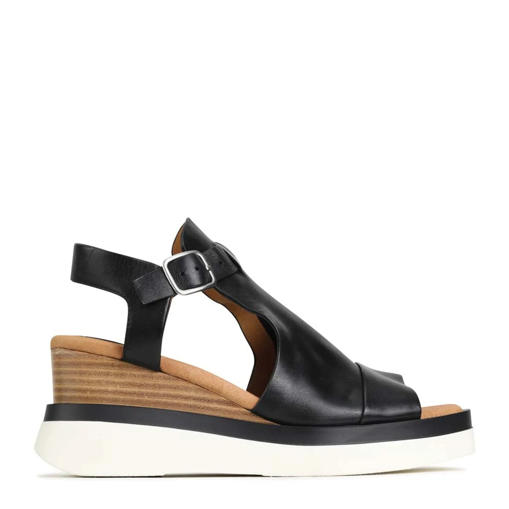 EOS Footwear Wedges & Espadrilles>SASILIA WEDGE HEEL SANDALS LEATHER