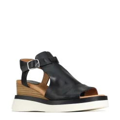 EOS Footwear Wedges & Espadrilles>SASILIA WEDGE HEEL SANDALS LEATHER