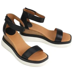 EOS Footwear Wedges & Espadrilles|Heeled Sandals>SASKINA WEDGE SANDALS LEATHER
