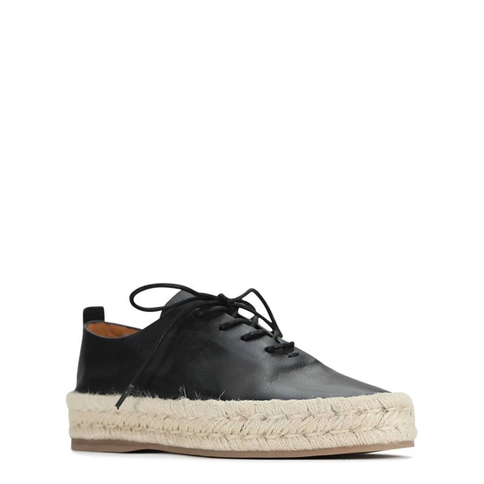 EOS Footwear Platform Sneakers>SEASPRAY ESPADRILLE SNEAKERS LEATHER