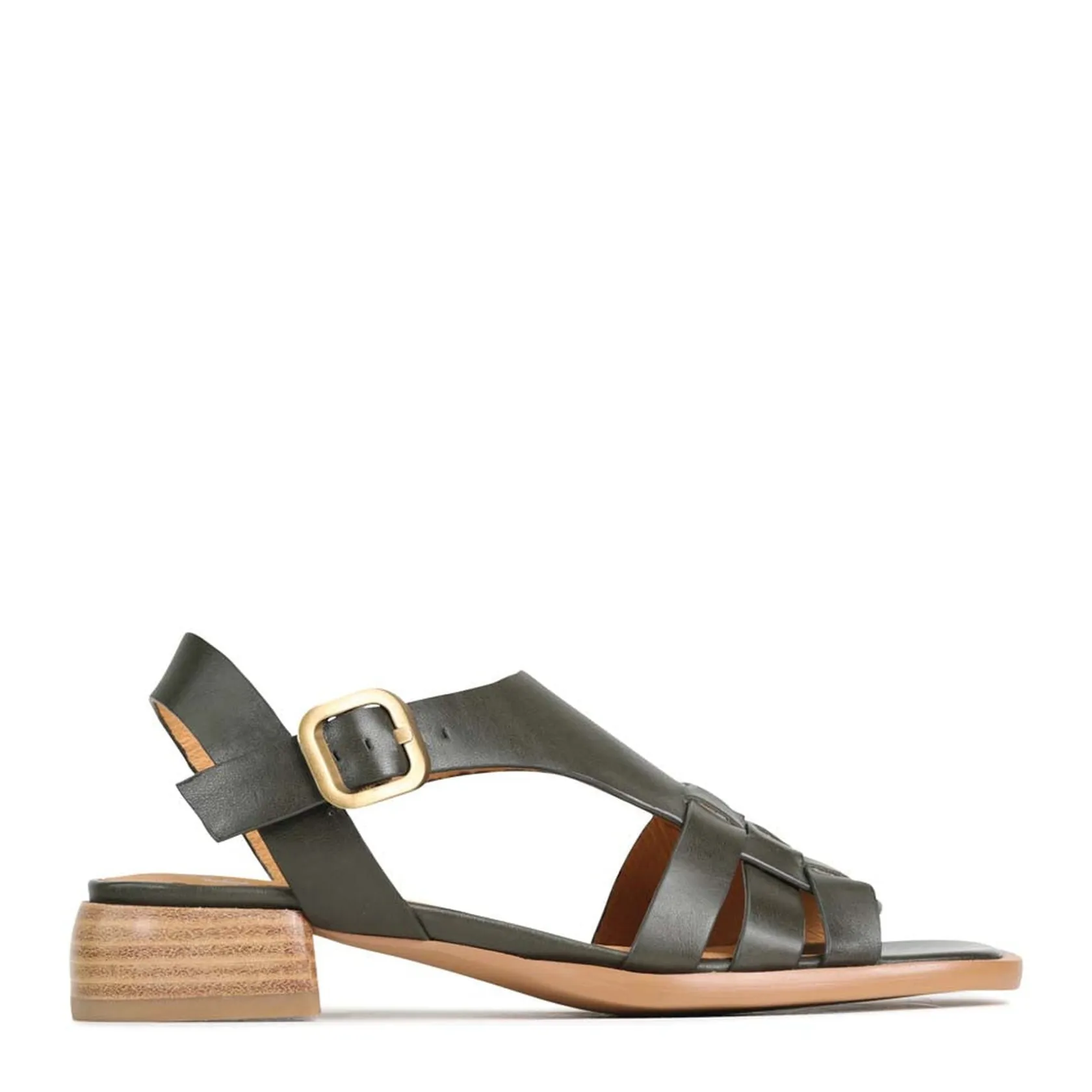EOS Footwear Heeled Sandals|Sandal Heels>TERRI ANKLE STRAP SANDALS LEATHER