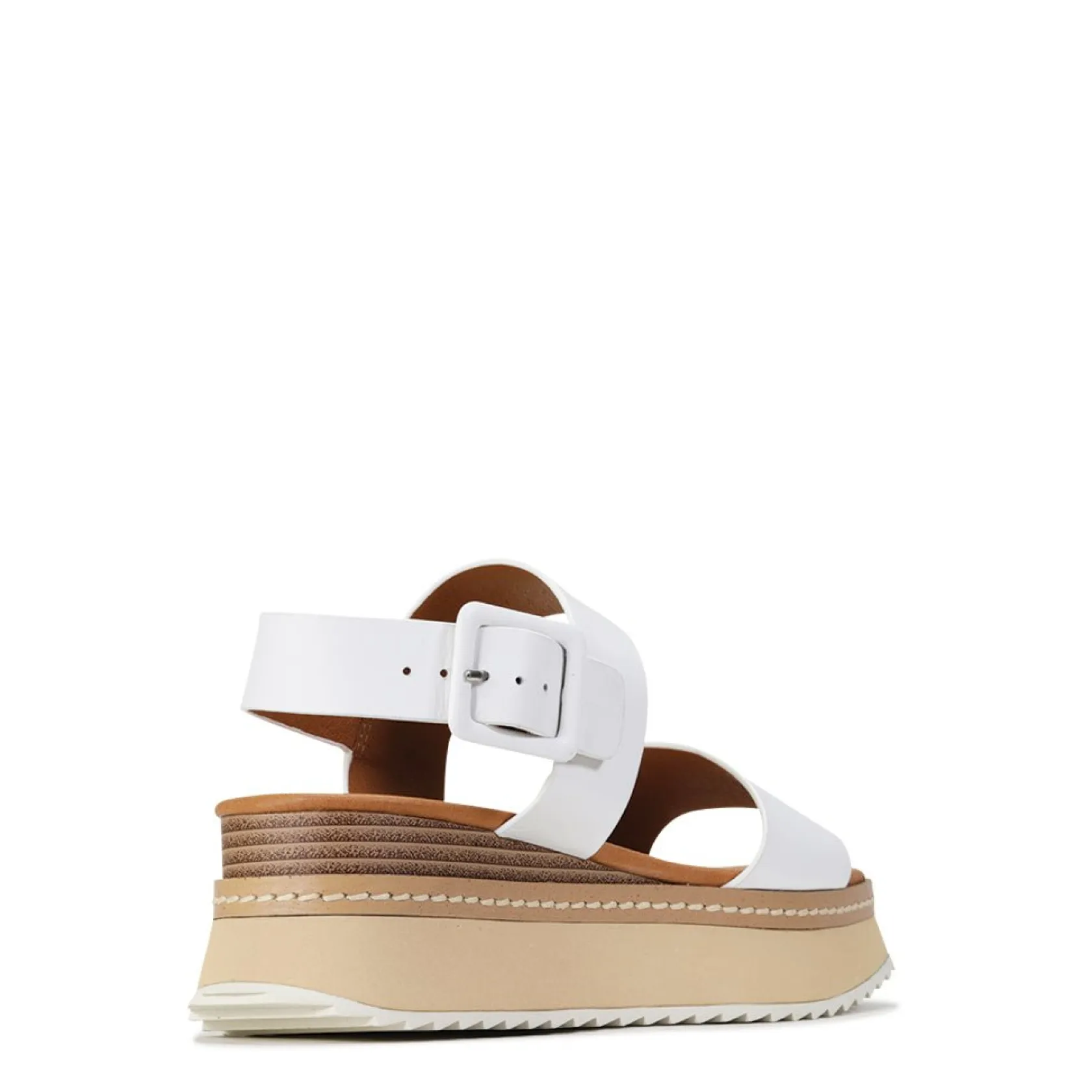 EOS Footwear Wedges & Espadrilles>TONAL LEATHER WEDGE SANDAL