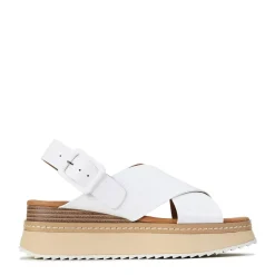 EOS Footwear Wedges & Espadrilles>TONALITIES LEATHER PLATFORM WEDGE SANDALS