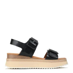 EOS Footwear Wedges & Espadrilles>TONES WEDGE SANDAL LEATHER